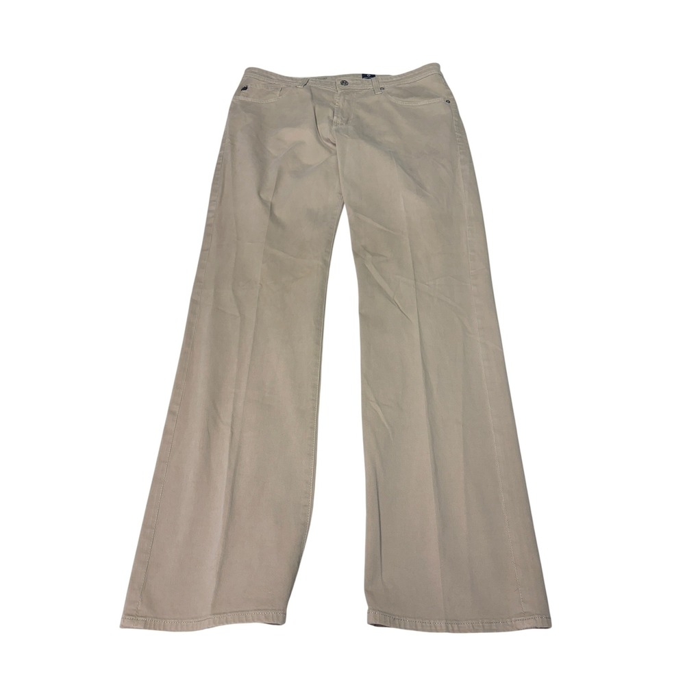 AG Adriano Goldschmied The Protege Straight Leg Khaki Pants Tan Mens 36x34‎ USA
